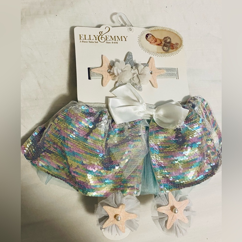 Toby matching newborn tutu set
